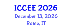 International Conference on Communications and Electronic Engineering (ICCEE) December 13, 2026 - Rome, Italy
