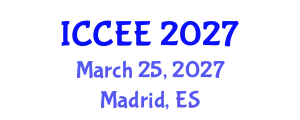 International Conference on Communications and Electronic Engineering (ICCEE) March 25, 2027 - Madrid, Spain