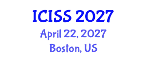 International Conference on Information Systems Security (ICISS) April 22, 2027 - Boston, United States