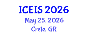 International Conference on Engineering and Industrial Sciences (ICEIS) May 25, 2026 - Crete, Greece