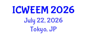International Conference on Water, Energy and Environmental Management (ICWEEM) July 22, 2026 - Tokyo, Japan