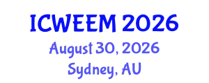 International Conference on Water, Energy and Environmental Management (ICWEEM) August 30, 2026 - Sydney, Australia