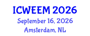 International Conference on Water, Energy and Environmental Management (ICWEEM) September 16, 2026 - Amsterdam, Netherlands