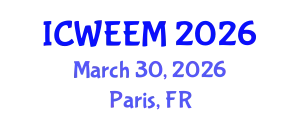 International Conference on Water, Energy and Environmental Management (ICWEEM) March 30, 2026 - Paris, France