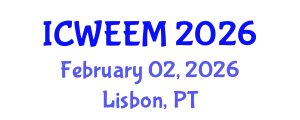 International Conference on Water, Energy and Environmental Management (ICWEEM) February 02, 2026 - Lisbon, Portugal