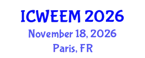 International Conference on Water, Energy and Environmental Management (ICWEEM) November 18, 2026 - Paris, France