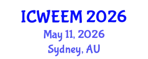 International Conference on Water, Energy and Environmental Management (ICWEEM) May 11, 2026 - Sydney, Australia