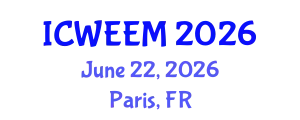 International Conference on Water, Energy and Environmental Management (ICWEEM) June 22, 2026 - Paris, France