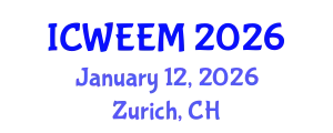 International Conference on Water, Energy and Environmental Management (ICWEEM) January 12, 2026 - Zurich, Switzerland