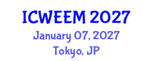 International Conference on Water, Energy and Environmental Management (ICWEEM) January 07, 2027 - Tokyo, Japan