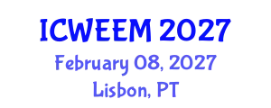 International Conference on Water, Energy and Environmental Management (ICWEEM) February 08, 2027 - Lisbon, Portugal
