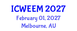 International Conference on Water, Energy and Environmental Management (ICWEEM) February 01, 2027 - Melbourne, Australia