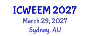 International Conference on Water, Energy and Environmental Management (ICWEEM) March 29, 2027 - Sydney, Australia