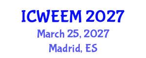 International Conference on Water, Energy and Environmental Management (ICWEEM) March 25, 2027 - Madrid, Spain