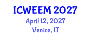 International Conference on Water, Energy and Environmental Management (ICWEEM) April 12, 2027 - Venice, Italy