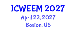 International Conference on Water, Energy and Environmental Management (ICWEEM) April 22, 2027 - Boston, United States