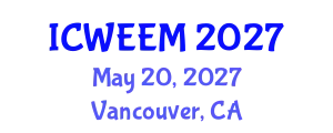 International Conference on Water, Energy and Environmental Management (ICWEEM) May 20, 2027 - Vancouver, Canada