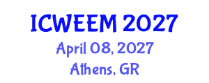 International Conference on Water, Energy and Environmental Management (ICWEEM) April 08, 2027 - Athens, Greece