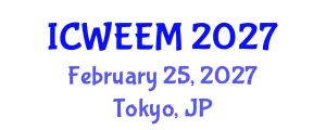 International Conference on Water, Energy and Environmental Management (ICWEEM) February 25, 2027 - Tokyo, Japan