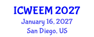 International Conference on Water, Energy and Environmental Management (ICWEEM) January 16, 2027 - San Diego, United States