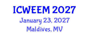 International Conference on Water, Energy and Environmental Management (ICWEEM) January 23, 2027 - Maldives, Maldives
