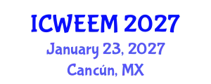 International Conference on Water, Energy and Environmental Management (ICWEEM) January 23, 2027 - Cancún, Mexico
