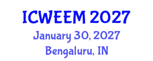 International Conference on Water, Energy and Environmental Management (ICWEEM) January 30, 2027 - Bengaluru, India