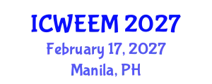 International Conference on Water, Energy and Environmental Management (ICWEEM) February 17, 2027 - Manila, Philippines