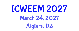 International Conference on Water, Energy and Environmental Management (ICWEEM) March 24, 2027 - Algiers, Algeria
