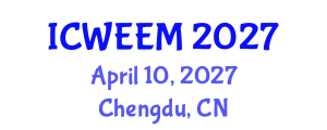 International Conference on Water, Energy and Environmental Management (ICWEEM) April 10, 2027 - Chengdu, China