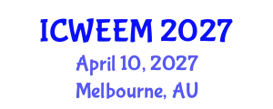 International Conference on Water, Energy and Environmental Management (ICWEEM) April 10, 2027 - Melbourne, Australia