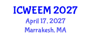 International Conference on Water, Energy and Environmental Management (ICWEEM) April 17, 2027 - Marrakesh, Morocco