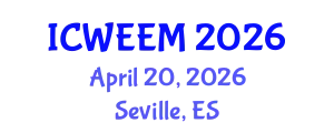 International Conference on Water, Energy and Environmental Management (ICWEEM) April 20, 2026 - Seville, Spain