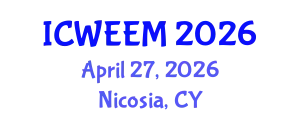 International Conference on Water, Energy and Environmental Management (ICWEEM) April 27, 2026 - Nicosia, Cyprus