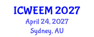 International Conference on Water, Energy and Environmental Management (ICWEEM) April 24, 2027 - Sydney, Australia