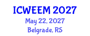 International Conference on Water, Energy and Environmental Management (ICWEEM) May 22, 2027 - Belgrade, Serbia