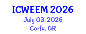 International Conference on Water, Energy and Environmental Management (ICWEEM) July 03, 2026 - Corfu, Greece