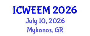 International Conference on Water, Energy and Environmental Management (ICWEEM) July 10, 2026 - Mykonos, Greece
