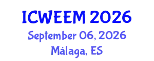 International Conference on Water, Energy and Environmental Management (ICWEEM) September 06, 2026 - Málaga, Spain