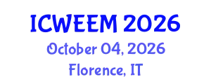 International Conference on Water, Energy and Environmental Management (ICWEEM) October 04, 2026 - Florence, Italy