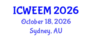 International Conference on Water, Energy and Environmental Management (ICWEEM) October 18, 2026 - Sydney, Australia