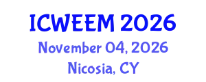 International Conference on Water, Energy and Environmental Management (ICWEEM) November 04, 2026 - Nicosia, Cyprus
