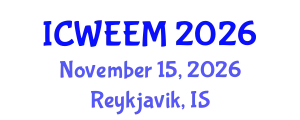 International Conference on Water, Energy and Environmental Management (ICWEEM) November 15, 2026 - Reykjavik, Iceland