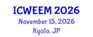 International Conference on Water, Energy and Environmental Management (ICWEEM) November 15, 2026 - Kyoto, Japan