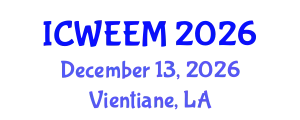 International Conference on Water, Energy and Environmental Management (ICWEEM) December 13, 2026 - Vientiane, Laos