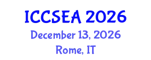 International Conference on Computer Science, Engineering and Applications (ICCSEA) December 13, 2026 - Rome, Italy