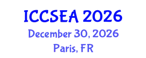 International Conference on Computer Science, Engineering and Applications (ICCSEA) December 30, 2026 - Paris, France