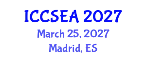 International Conference on Computer Science, Engineering and Applications (ICCSEA) March 25, 2027 - Madrid, Spain