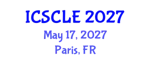 International Conference on Supply Chain and Logistics Engineering (ICSCLE) May 17, 2027 - Paris, France