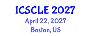 International Conference on Supply Chain and Logistics Engineering (ICSCLE) April 22, 2027 - Boston, United States